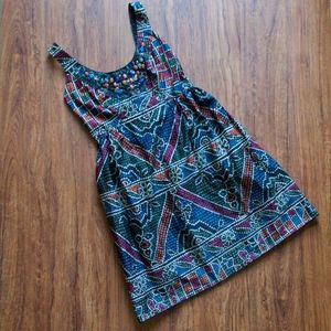 Anna Sui for Anthropoligie Beaded Detail Dress